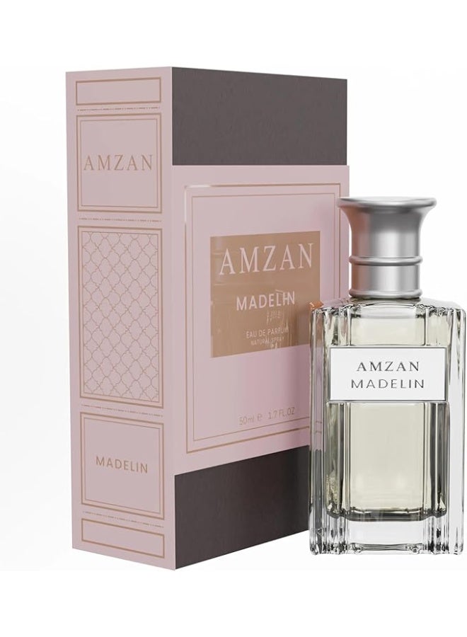AMZAN MADELIN Eau de Parfum Perfume for Men & Women by AMZAN, Elegant Unisex Fragrance, Long-Lasting, 50ml - Image 2